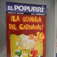 Catálogos de Música: EL POPURRI - GUIA DEL CARNAVAL DE CADIZ AÑO 2008