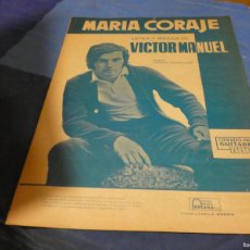 Catálogos de Música: ARKANSAS1980 MUSICA ESTADO DECENTE PARTITURA VICTOR MANUEL MARIA CORAJE