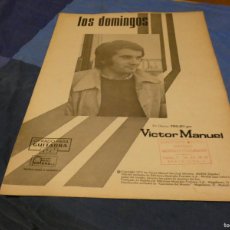 Catálogos de Música: ARKANSAS1980 MUSICA ESTADO DECENTE PARTITURA VICTOR MANUEL LOS DOMINGOS