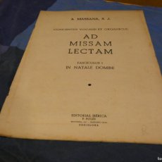 Catálogos de Música: ARKANSAS1980 MUSICA ESTADO DECENTE PARTITURA AD MISSAM LECTAM CONCENTUS VOCALIS ET ORGANICUS