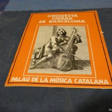 Catálogos de Música: ARKANSAS1980 MUSICA ESTADO DECENTE LIBRETO ORQUESTA DE CIUDAD DE BARCELONA 1972-73