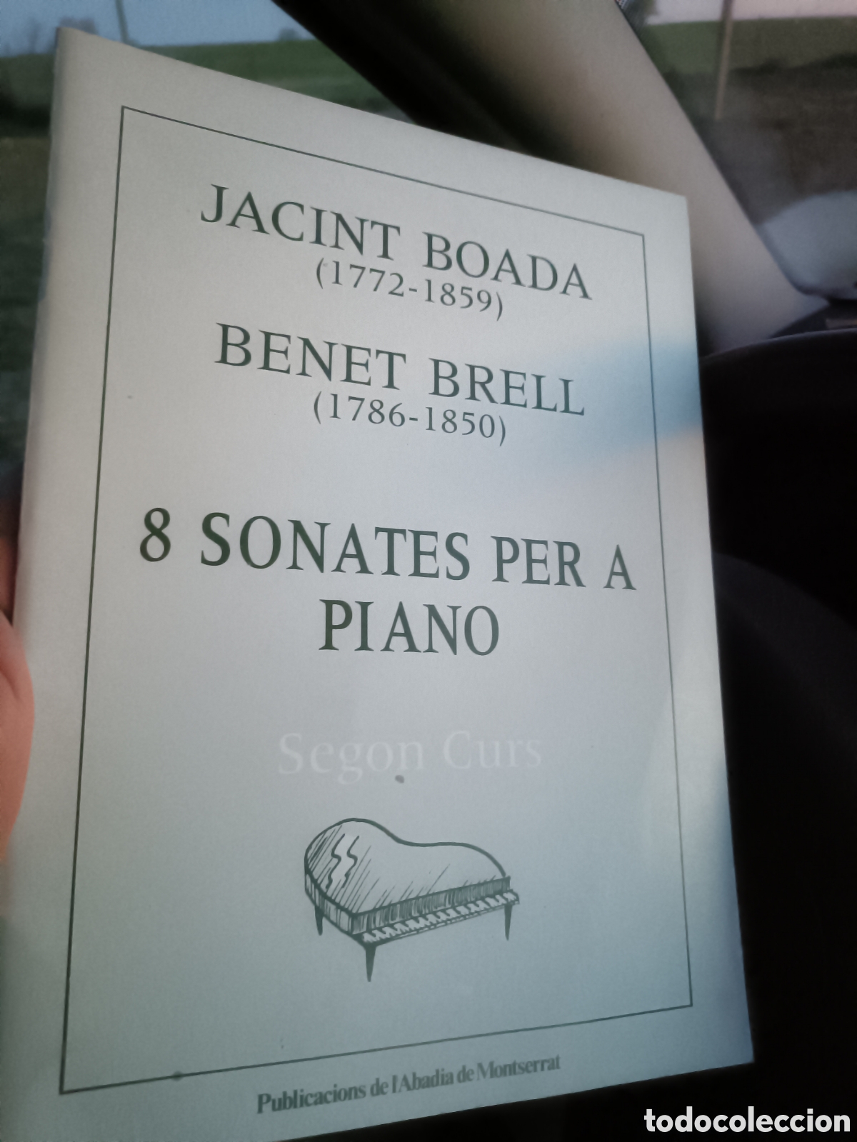 Cat&aacute;logos de m&uacute;sica: Ocho Sonatas para piano Boada Brell - Foto 1