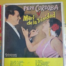 Catálogos de Música: PEPE CORDOBA Y MARI DE LA TRINIDAD CANCIONERO EDITORIAL BISTAGNE...