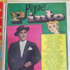 Catálogos de Música: PEPE PINTO CANCIONERO EDITORIAL BISTAGNE...