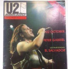 Catálogos de Música: REVISTA U2 BANDERA BLANCA/CON POSTER.