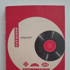 Catálogos de Música: ANTIGUO CATALOGO GENERAL 1958 1959 DISCOS MICROSURCOS TELEFUNKEN DUCRETET THOMSON FONIT SEECO RV