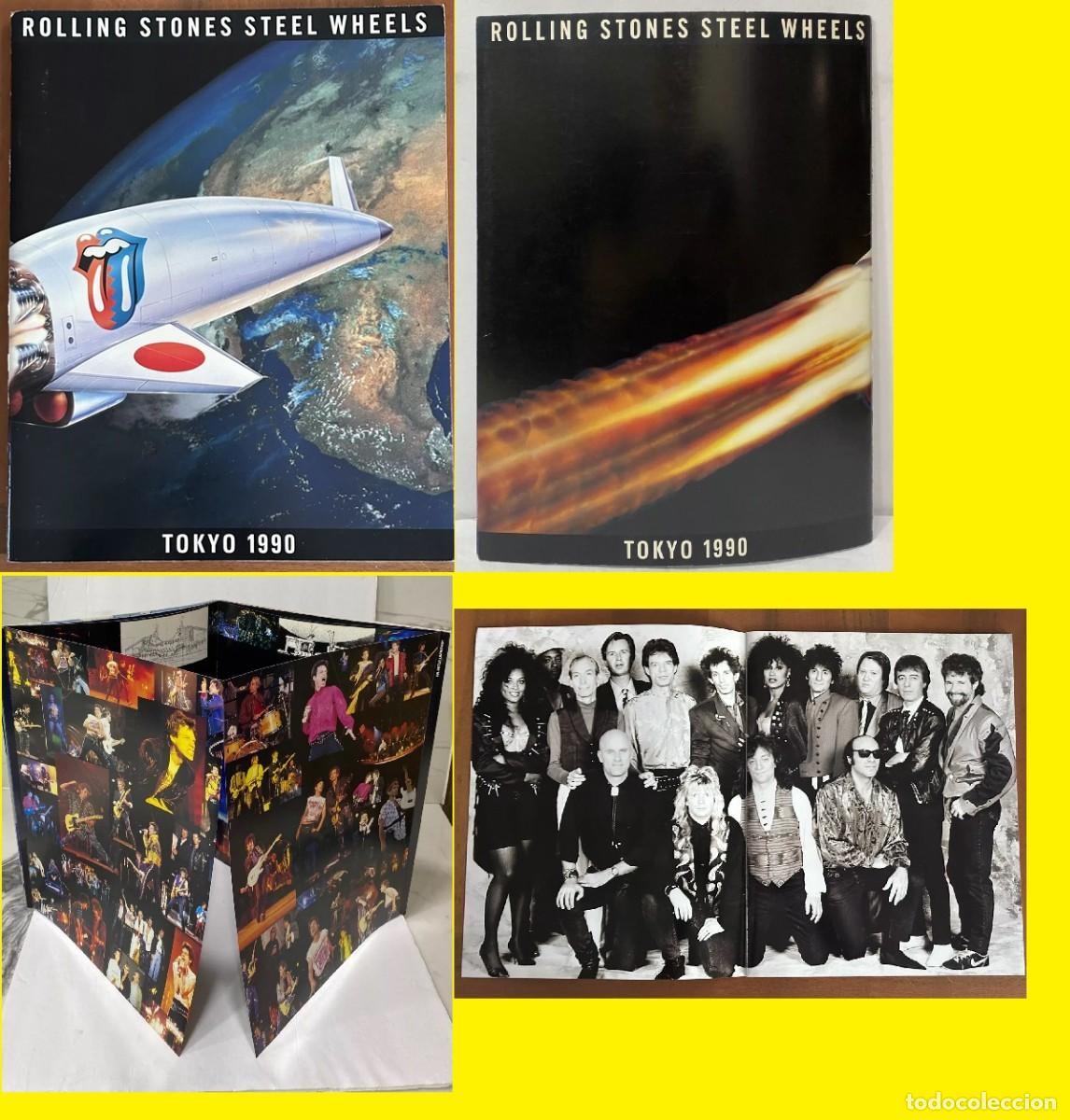 Cat&aacute;logos de M&uacute;sica: ROLLING STONES, tokio 1990 world tour STEEL WHEELS - programa oficial TOUR BOOK 26 PAGINAS !! EXC