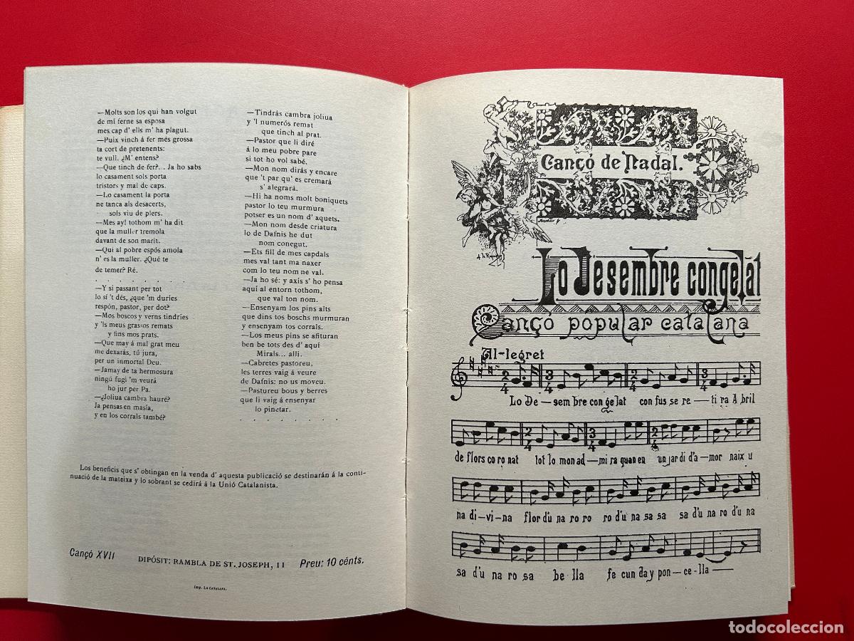 Cat&aacute;logos de m&uacute;sica: Can&ccedil;oner popular. Can&ccedil;ons populars catalanes aplegadas per... - CAPMANY Aureli - Foto 3