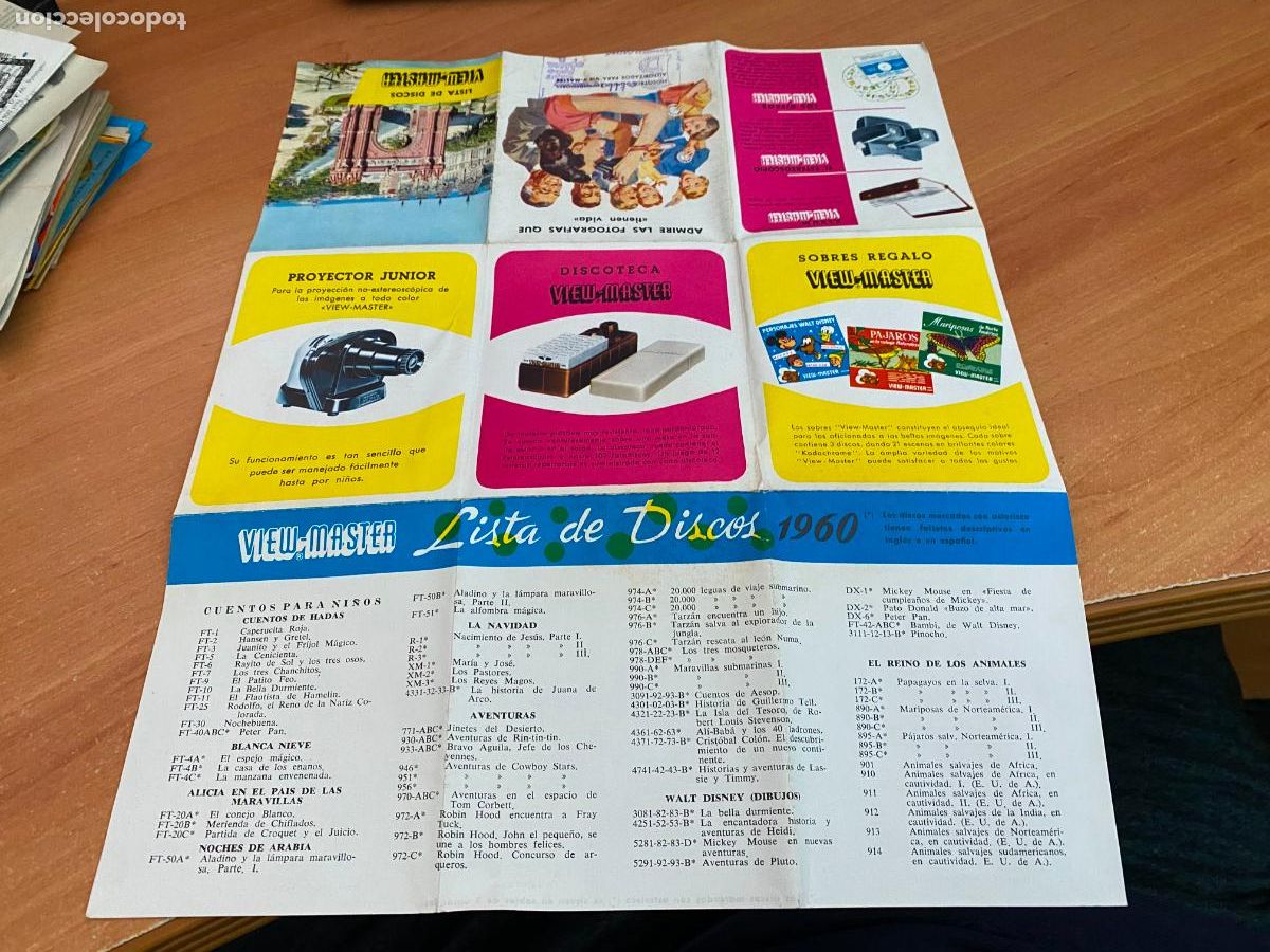 Cat&aacute;logos de m&uacute;sica: LISTA DE DISCOS VIEW-MASTER 1960 CATALOGO (COM22) - Foto 2