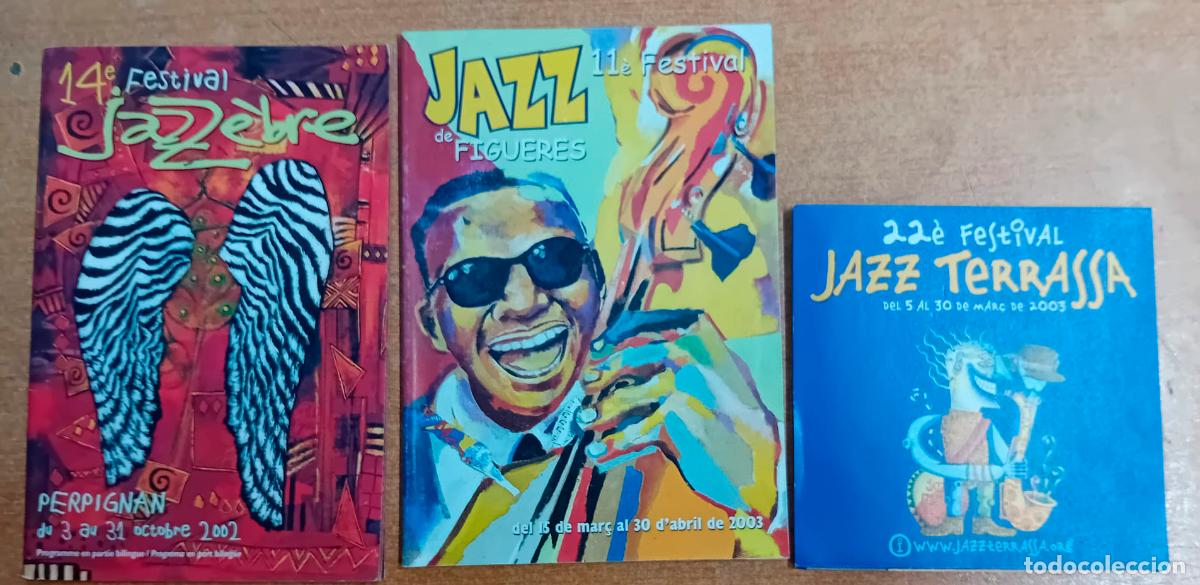 Cat&aacute;logos de m&uacute;sica: programas de jazz - jazz terrassa 2003 - figueres 2003 - perpignan 2002 - Foto 1