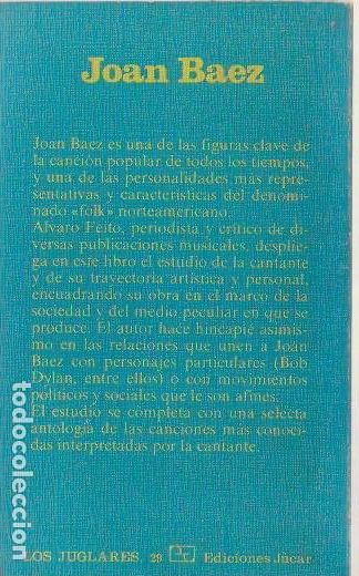 Cat&aacute;logos de m&uacute;sica: Joan Baez / &Aacute;lvaro Feito - Foto 2