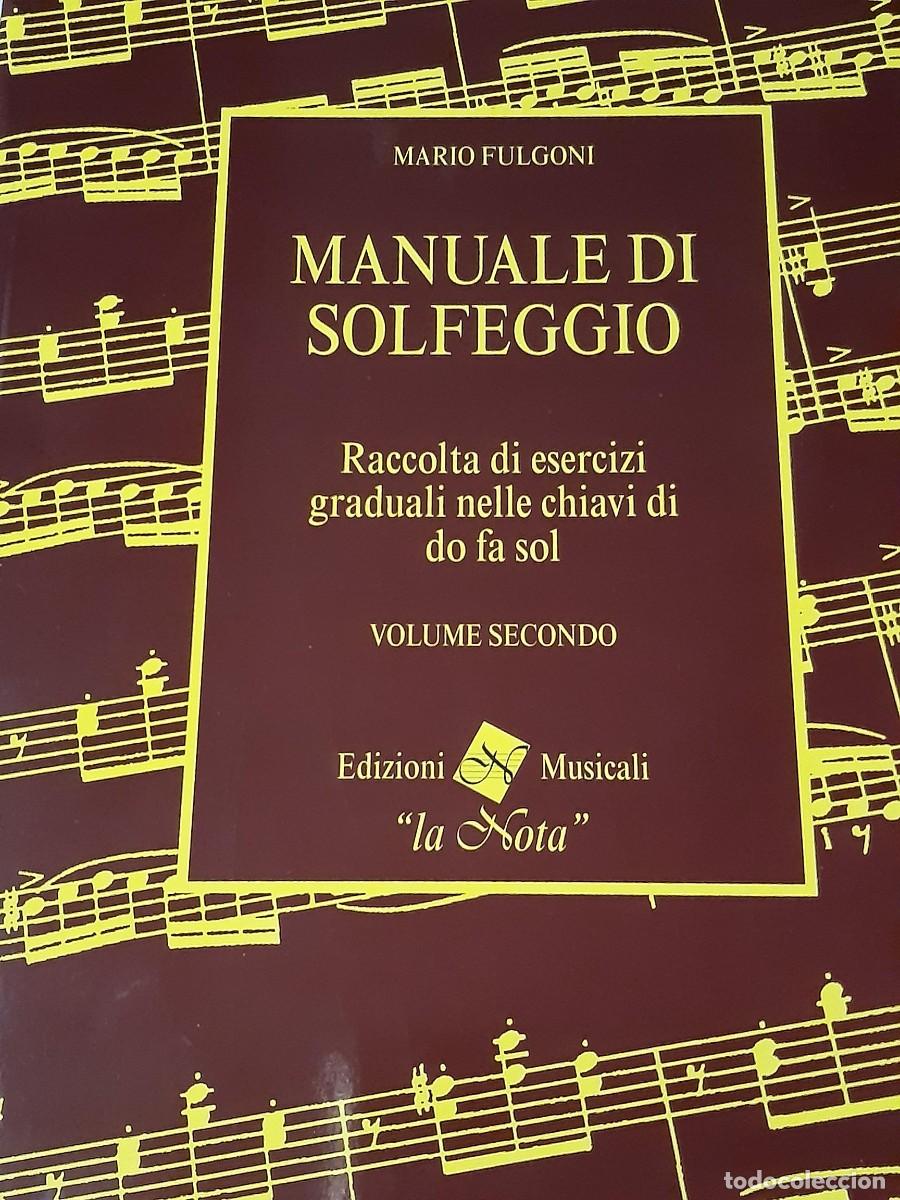 Cat&aacute;logos de m&uacute;sica: Manual de solfeo Mario Fulgoni - Foto 1