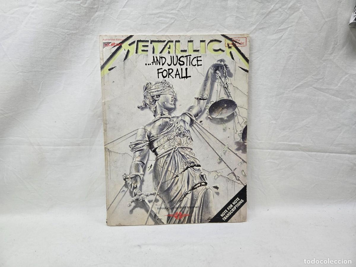 Cat&aacute;logos de m&uacute;sica: LIBRO DE PARTITURAS METALLICA - Foto 1