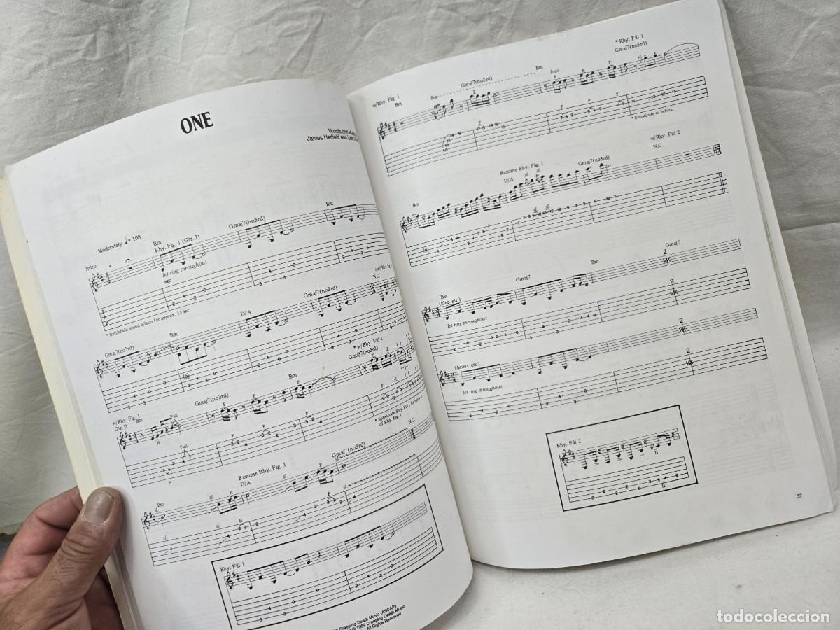 Cat&aacute;logos de m&uacute;sica: LIBRO DE PARTITURAS METALLICA - Foto 3