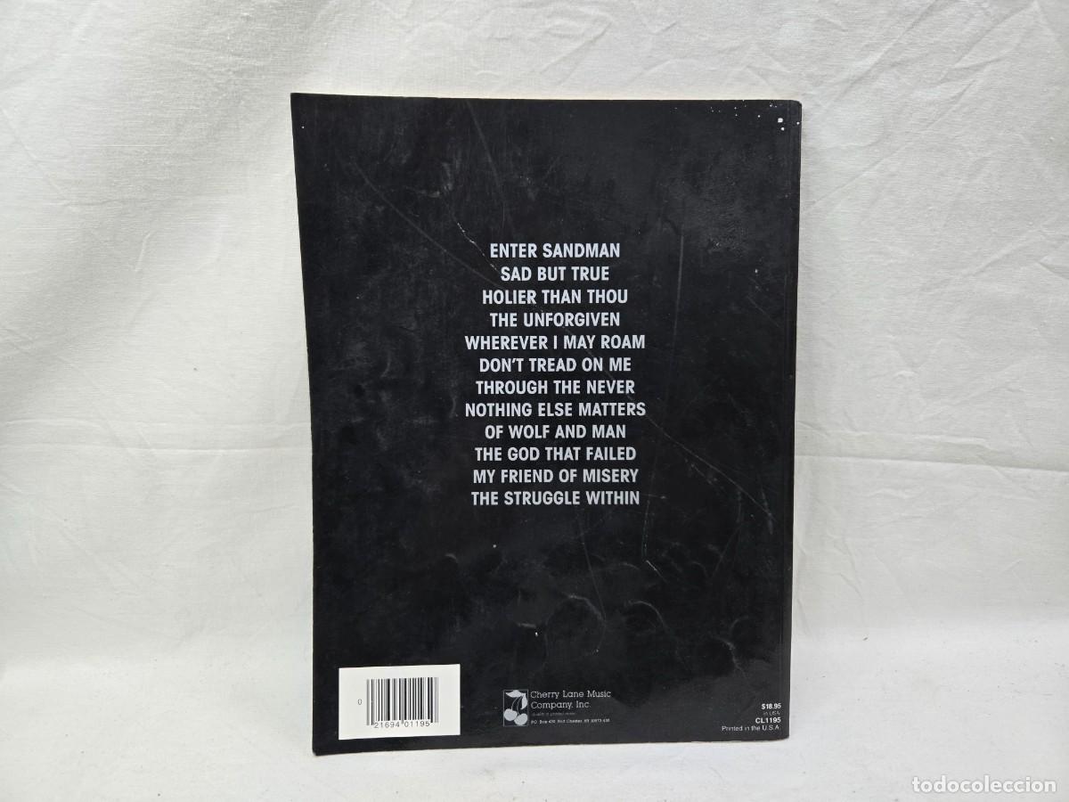 Cat&aacute;logos de m&uacute;sica: LIBRO DE PARTITURAS METALLICA - Foto 2