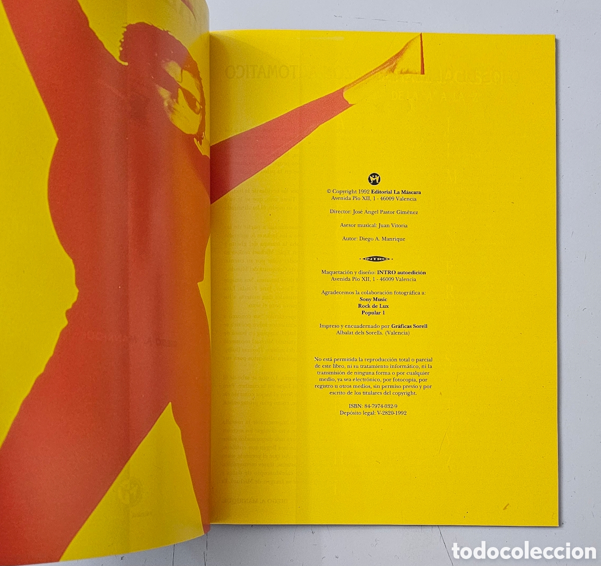 Cat&aacute;logos de m&uacute;sica: LIBRO MICHAEL JACKSON (Espa&ntilde;a - La Mascara - 1992) - Foto 6