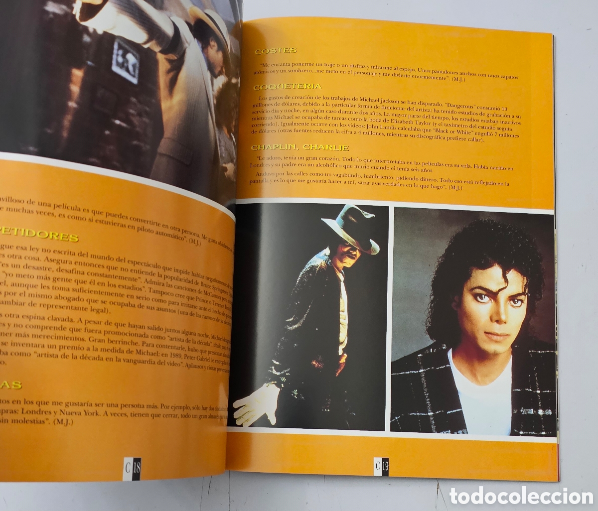 Cat&aacute;logos de m&uacute;sica: LIBRO MICHAEL JACKSON (Espa&ntilde;a - La Mascara - 1992) - Foto 13