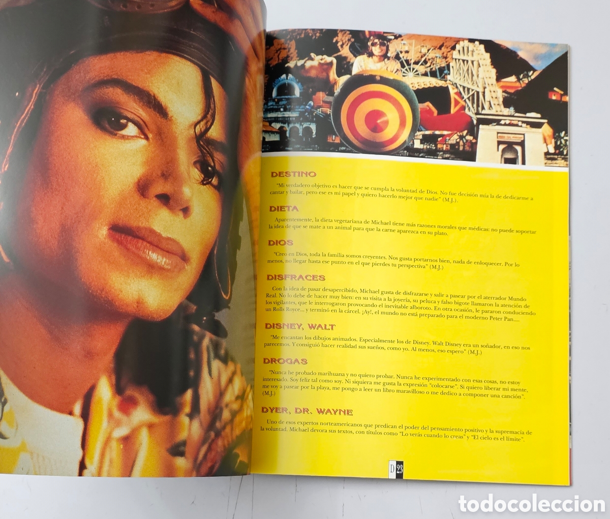 Cat&aacute;logos de m&uacute;sica: LIBRO MICHAEL JACKSON (Espa&ntilde;a - La Mascara - 1992) - Foto 14