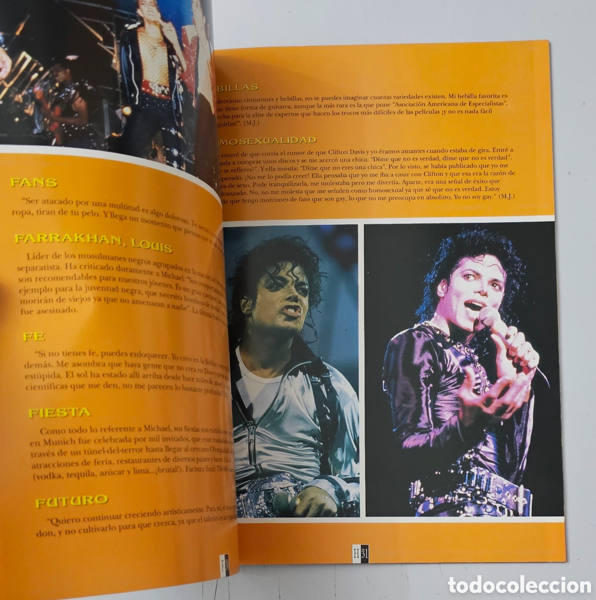 Cat&aacute;logos de m&uacute;sica: LIBRO MICHAEL JACKSON (Espa&ntilde;a - La Mascara - 1992) - Foto 16