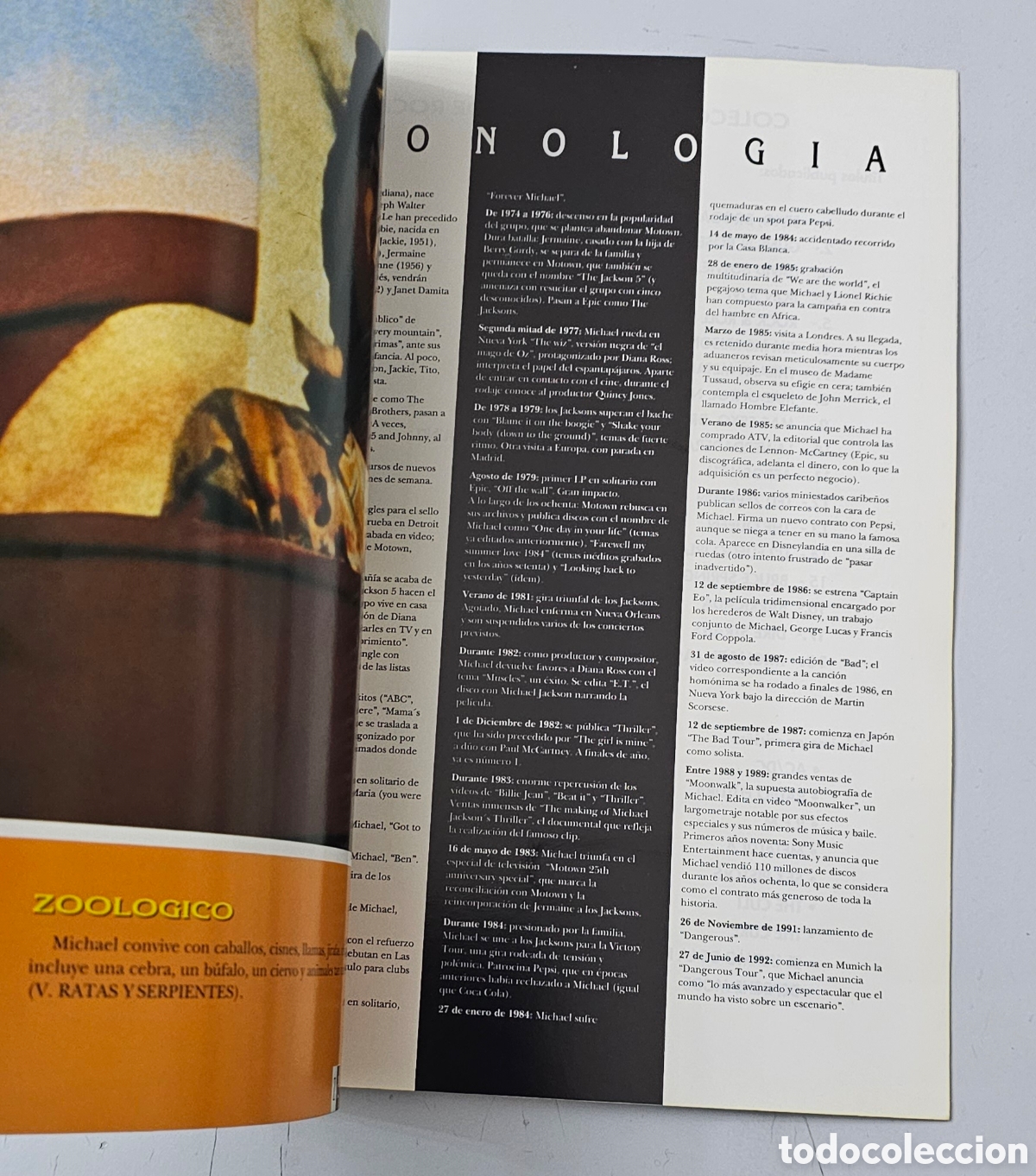 Cat&aacute;logos de m&uacute;sica: LIBRO MICHAEL JACKSON (Espa&ntilde;a - La Mascara - 1992) - Foto 17