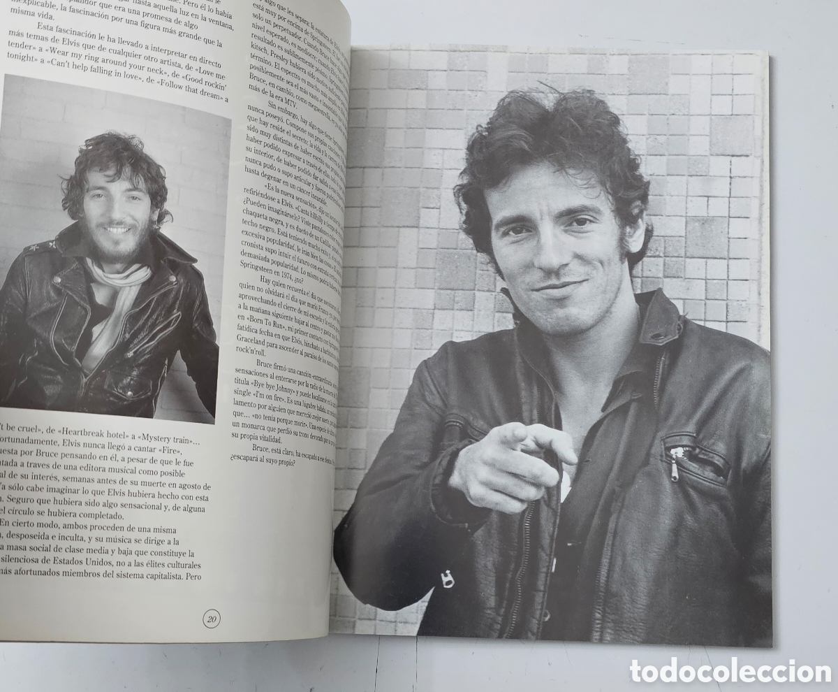 Cat&aacute;logos de m&uacute;sica: LIBRO BRUCE SPRINGSTEEN (Espa&ntilde;a - La Mascara - 1992) - Foto 14