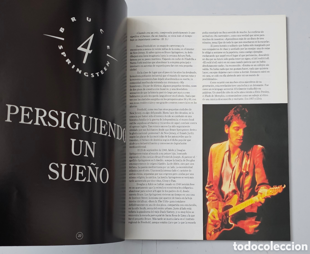 Cat&aacute;logos de m&uacute;sica: LIBRO BRUCE SPRINGSTEEN (Espa&ntilde;a - La Mascara - 1992) - Foto 15