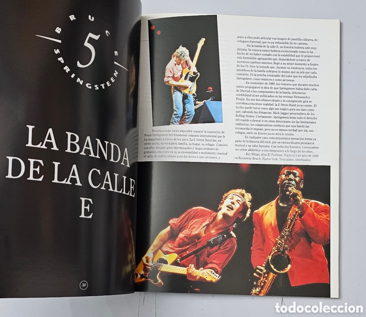Cat&aacute;logos de m&uacute;sica: LIBRO BRUCE SPRINGSTEEN (Espa&ntilde;a - La Mascara - 1992) - Foto 17