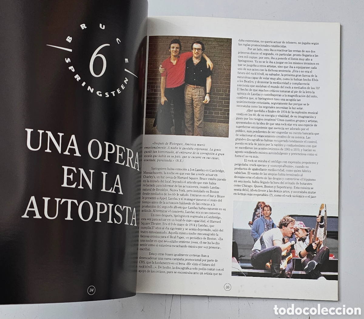 Cat&aacute;logos de m&uacute;sica: LIBRO BRUCE SPRINGSTEEN (Espa&ntilde;a - La Mascara - 1992) - Foto 19