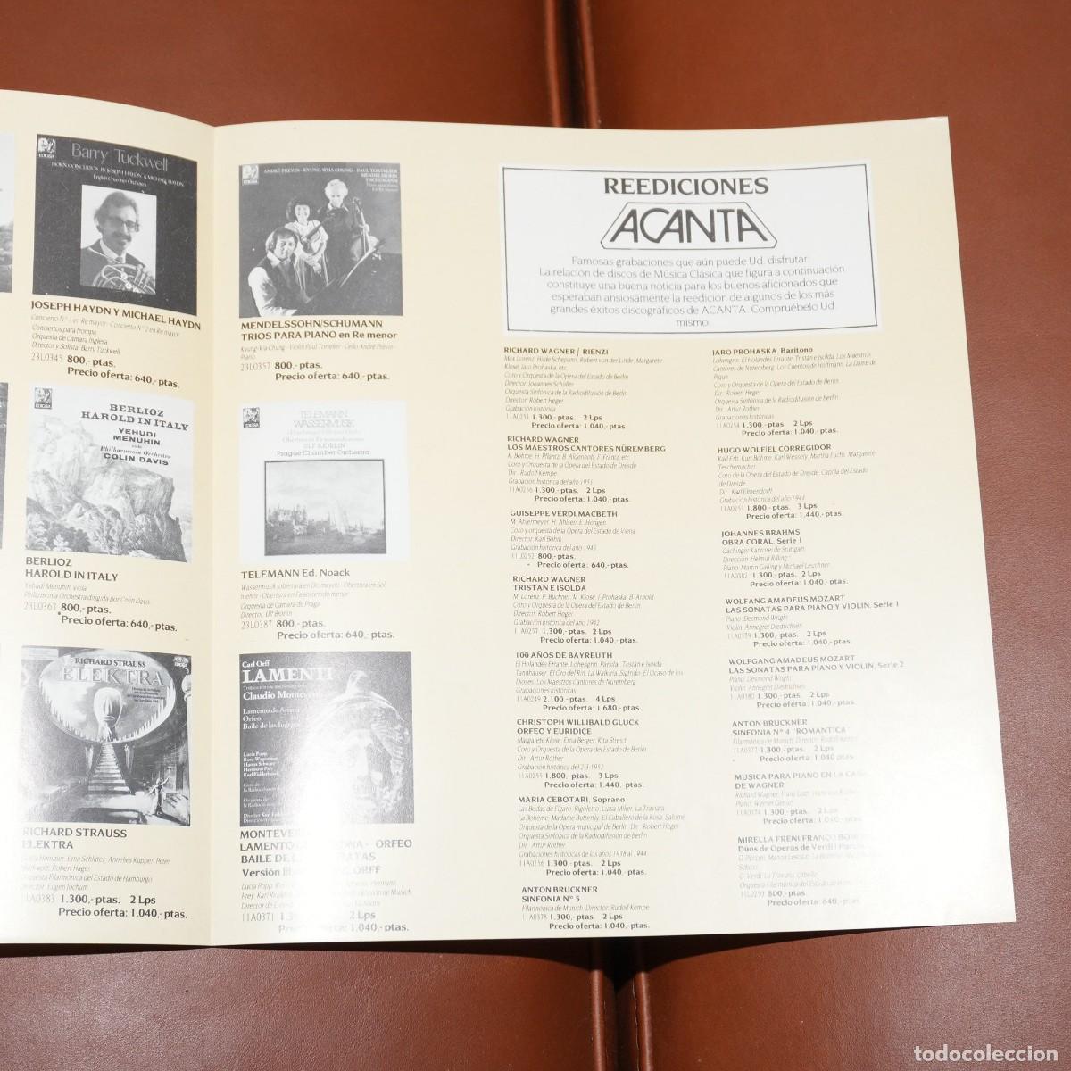 Cat&aacute;logos de m&uacute;sica: TRIPTICO - CATALOGO DE DISCOS EDIGSA - OTO&Ntilde;O 1982 - Foto 3