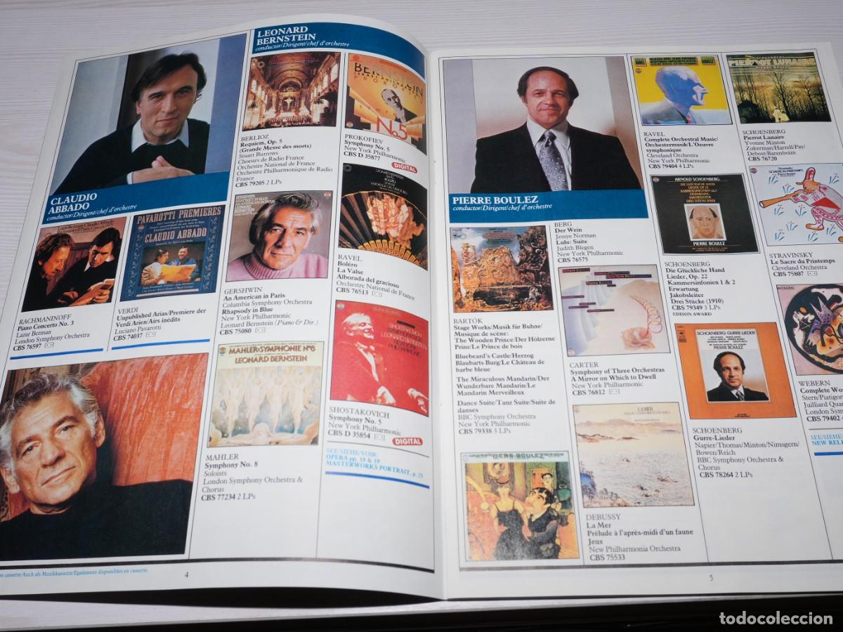 Cat&aacute;logos de m&uacute;sica: CATALOGO DE DISCOS CBS MASTERWORKS - 1983 - 1984 - Foto 2