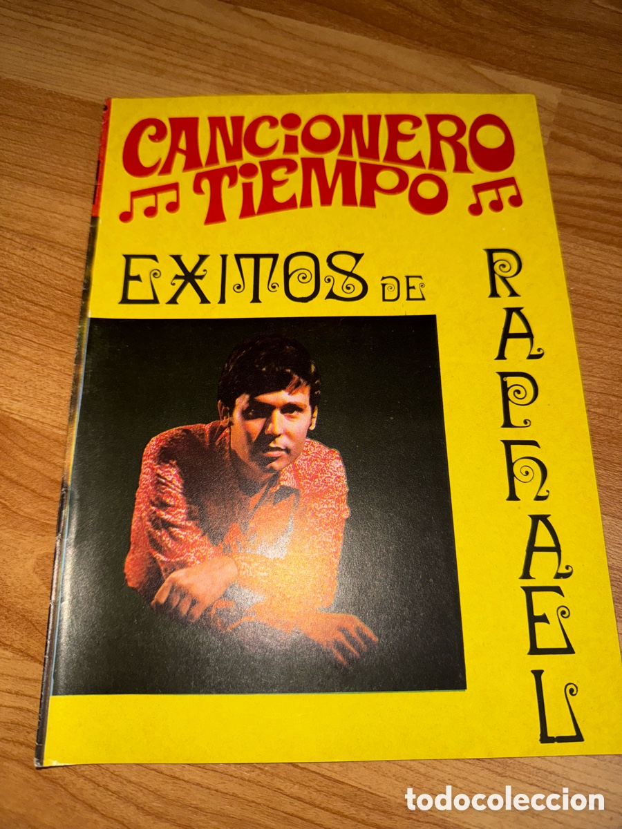 Cat&aacute;logos de m&uacute;sica: Raphael - Cancionero - Foto 1