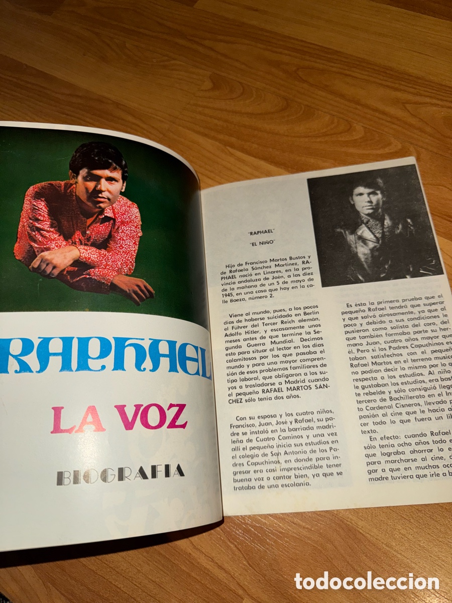 Cat&aacute;logos de m&uacute;sica: Raphael - Biograf&iacute;a - La Voz - Foto 3
