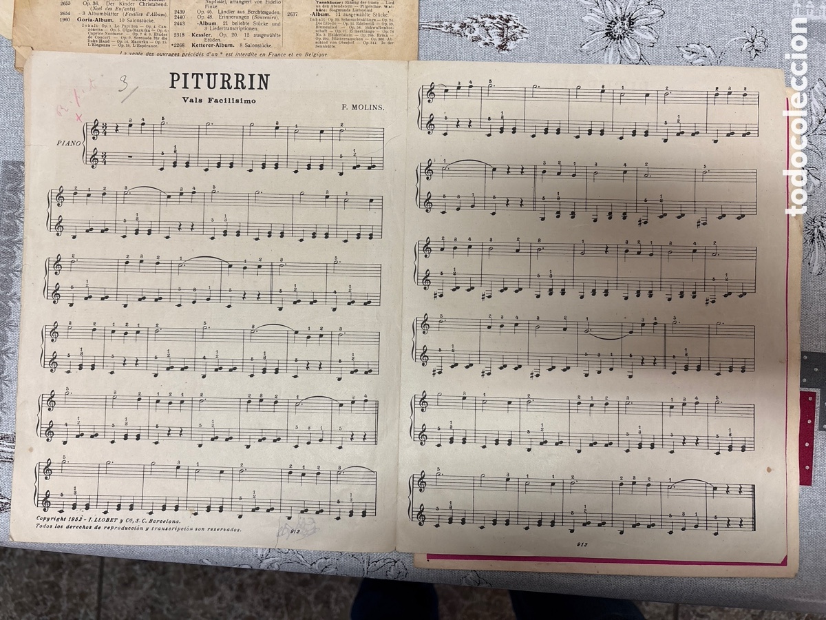 Cat&aacute;logos de m&uacute;sica: 4 partituras antiguas - Foto 8
