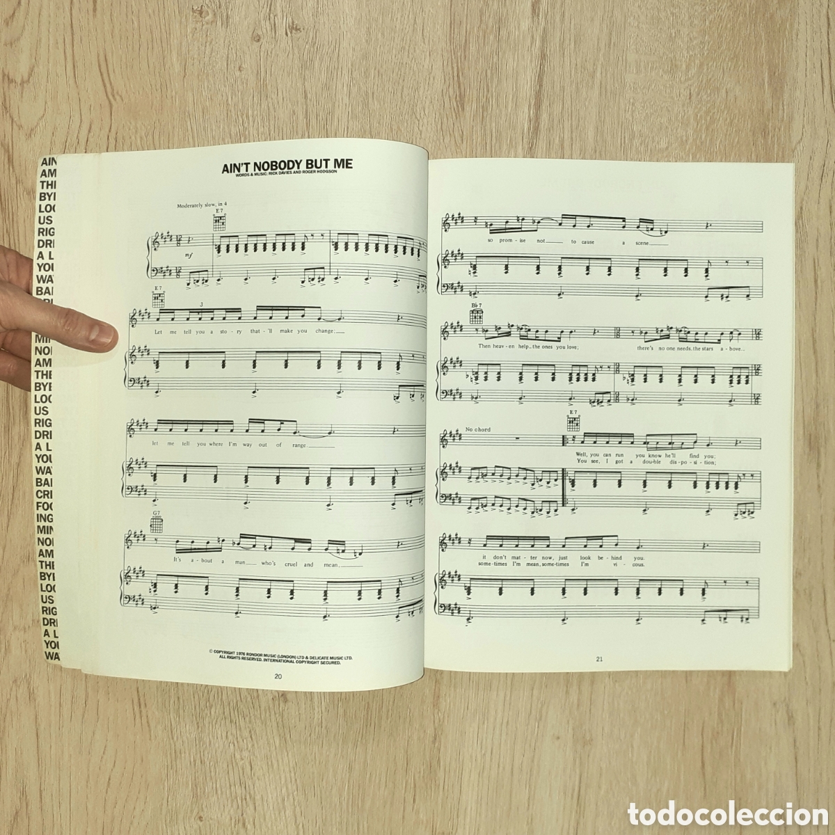 Cat&aacute;logos de m&uacute;sica: Libro partituras SUPERTRAMP Anthology - Foto 8