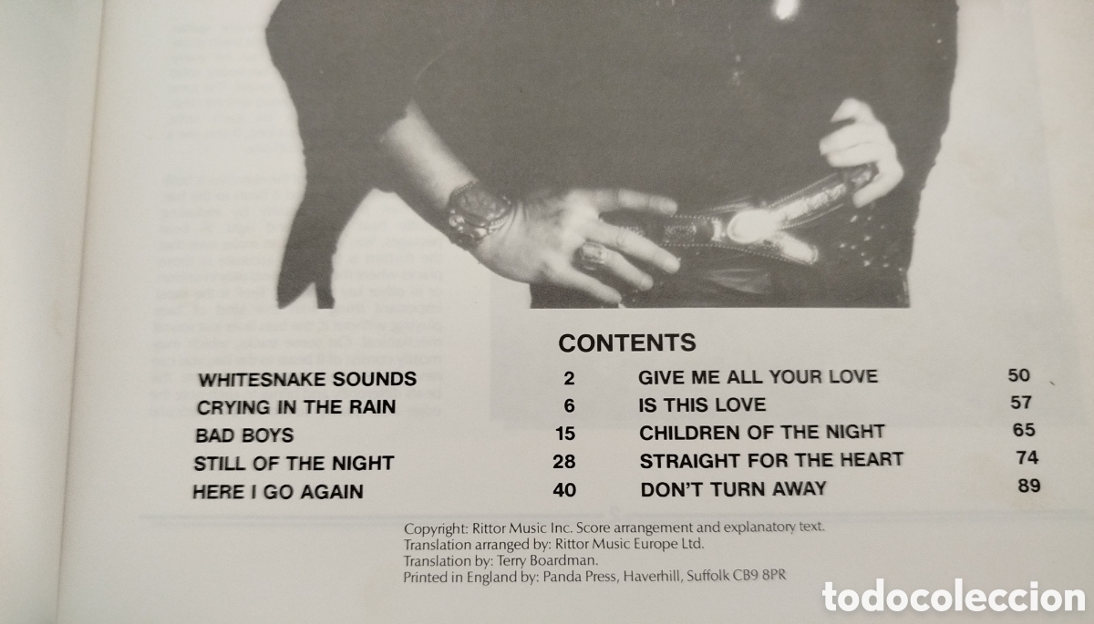 Cat&aacute;logos de m&uacute;sica: Whitesnake. Off the record - Foto 3
