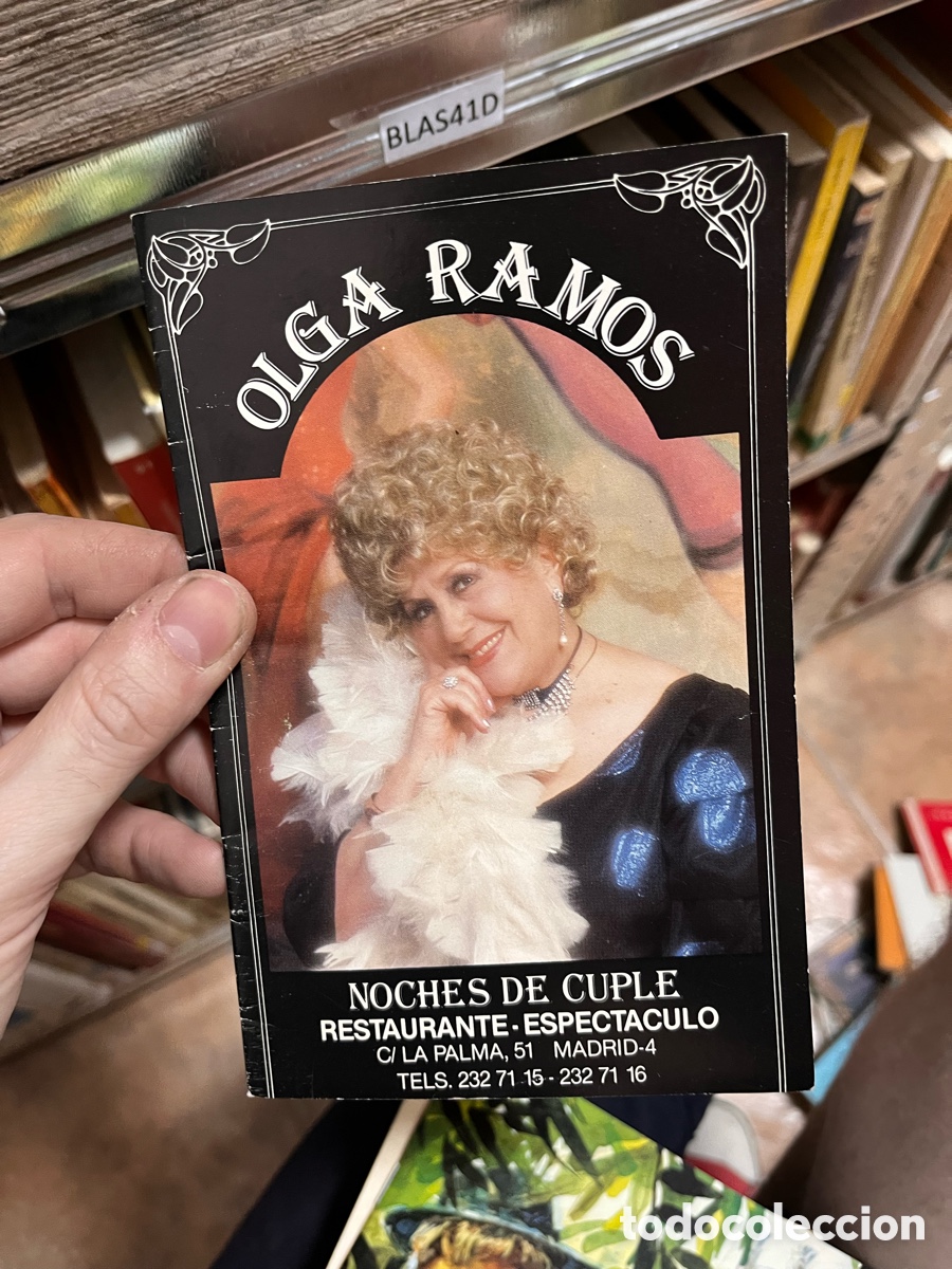 Cat&aacute;logos de m&uacute;sica: Blas41D cancionero PROGRAMA ESPECTACULO OLGA RAMOS - NOCHES DE CUPLE - Foto 1