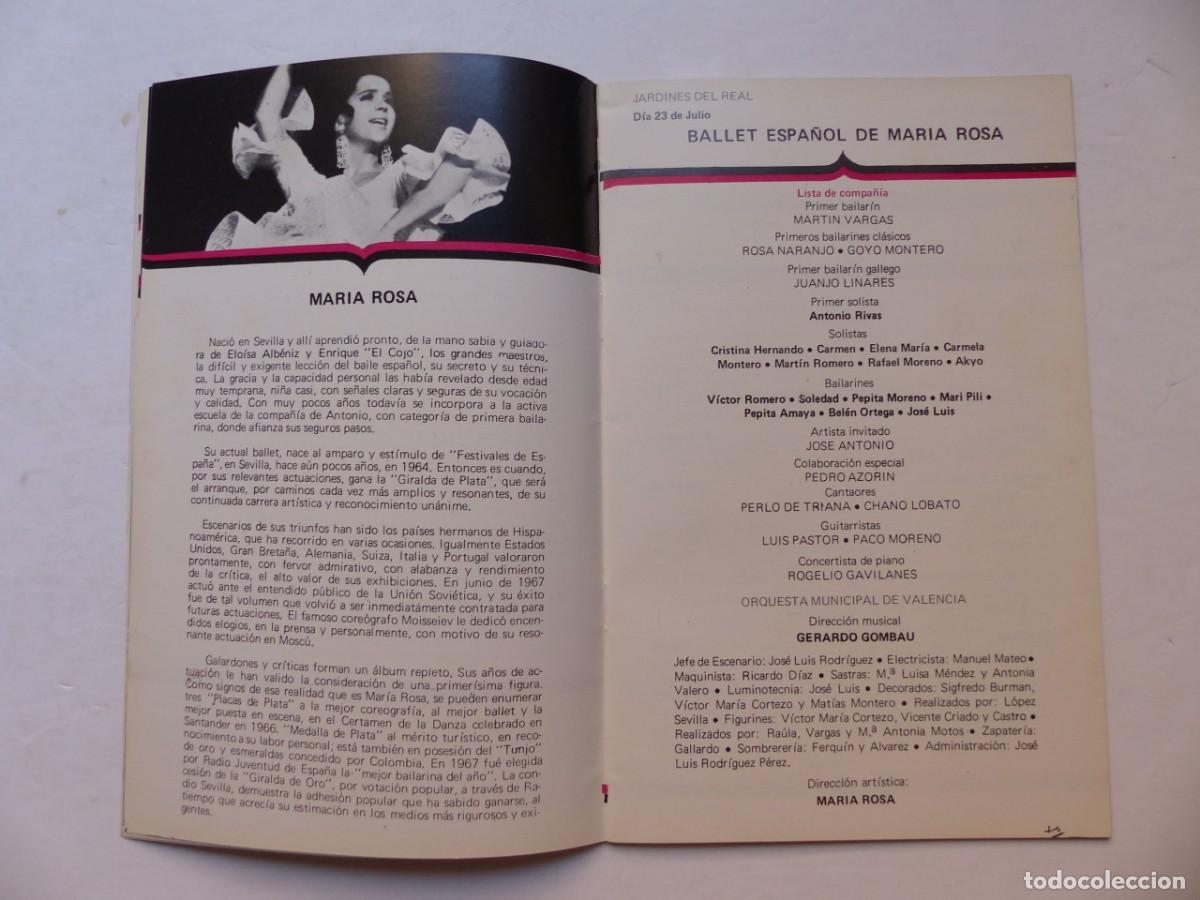 Cat&aacute;logos de m&uacute;sica: PROGRAMA - FESTIVALES DE ESPA&Ntilde;A - A&Ntilde;O 1971 - Foto 9