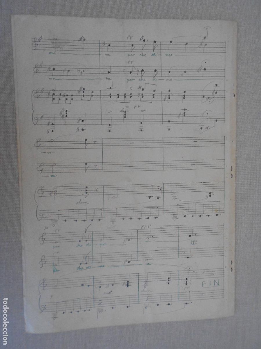 Cat&aacute;logos de m&uacute;sica: CRUCIFIX - GABRIEL FAUR&Eacute; - PARTITURA - Foto 2