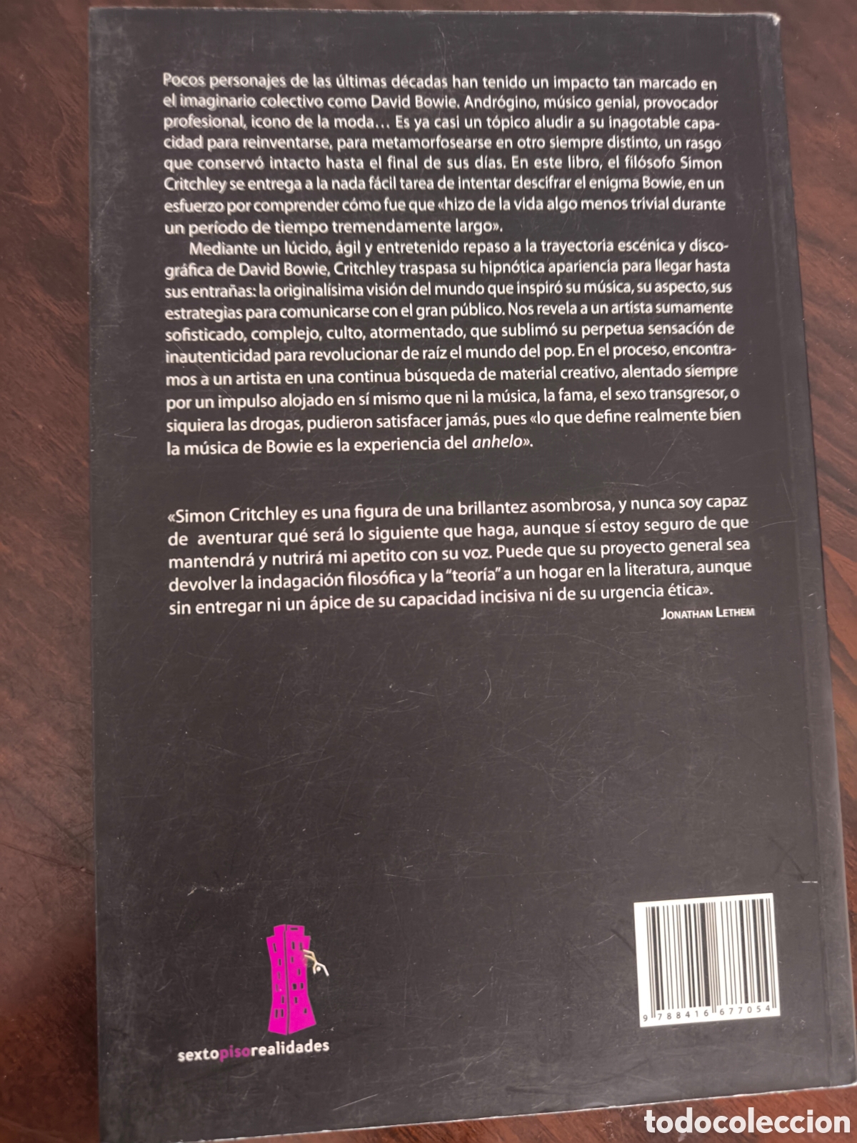 Cat&aacute;logos de m&uacute;sica: Libro Bowie. Simon Critchley. David Bowie - Foto 2