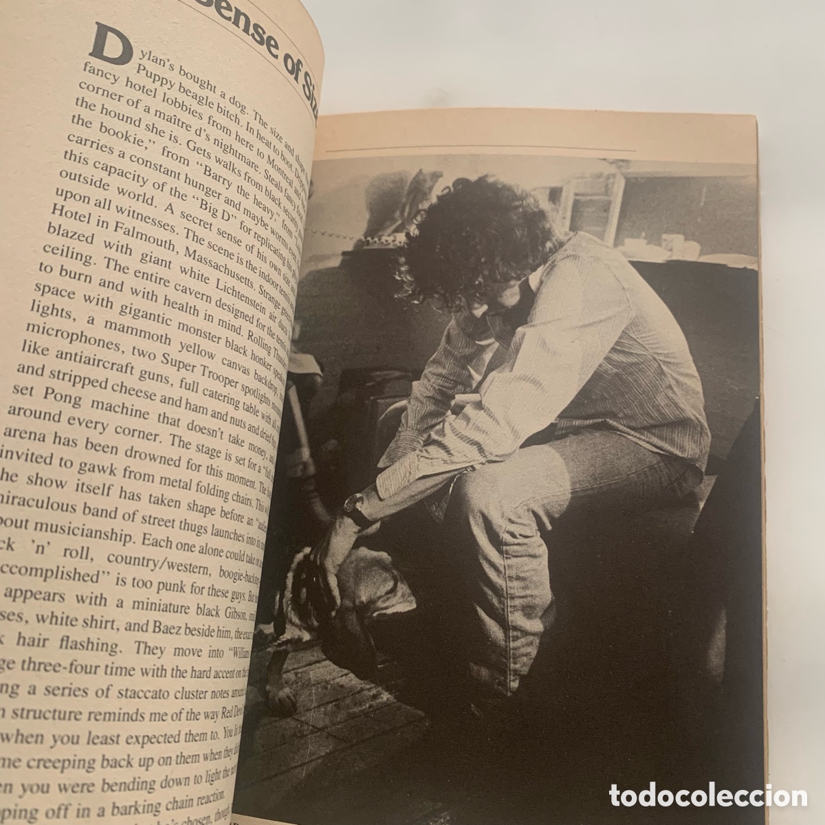 Cat&aacute;logos de m&uacute;sica: LIBRO DE 1978 BOB DYLAN ROLLING THUNDER LOGBOOK - Foto 5