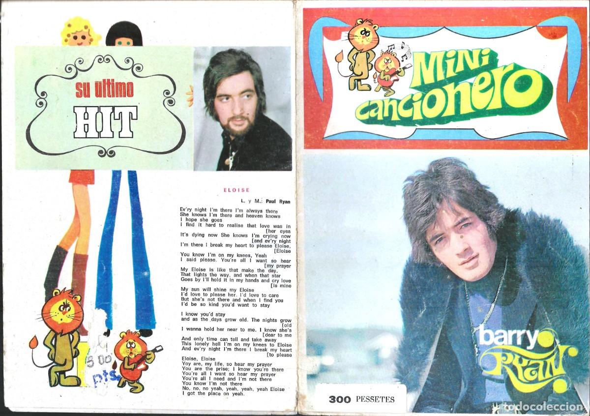 Cat&aacute;logos de m&uacute;sica: MINI CANCIONERO -- BARRY RYAN - Foto 1