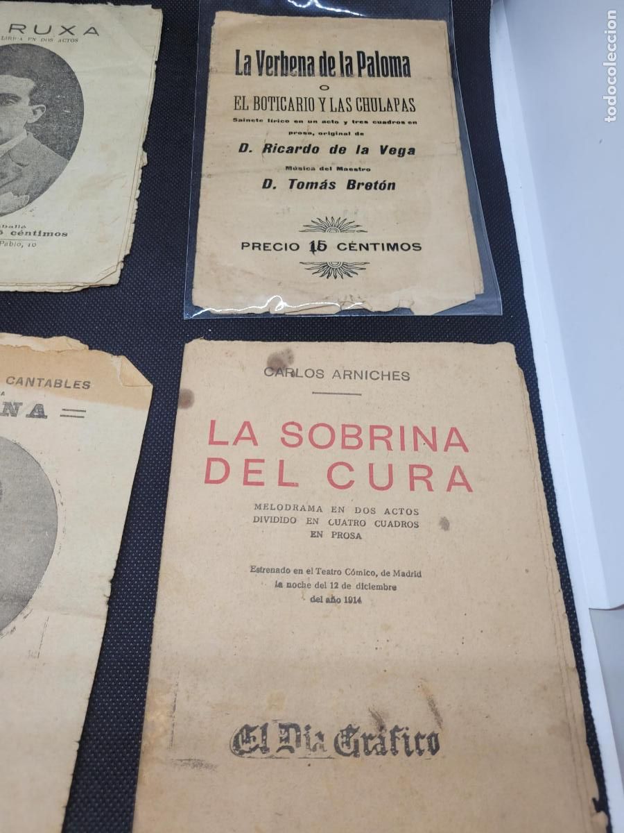 Cat&aacute;logos de m&uacute;sica: Programas antiguos Zarzuela Argumentos teatro y simiares - Foto 3