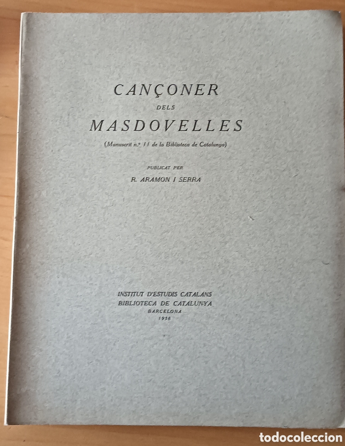 Cat&aacute;logos de m&uacute;sica: Can&ccedil;oner Dels Masdovelles - Foto 1