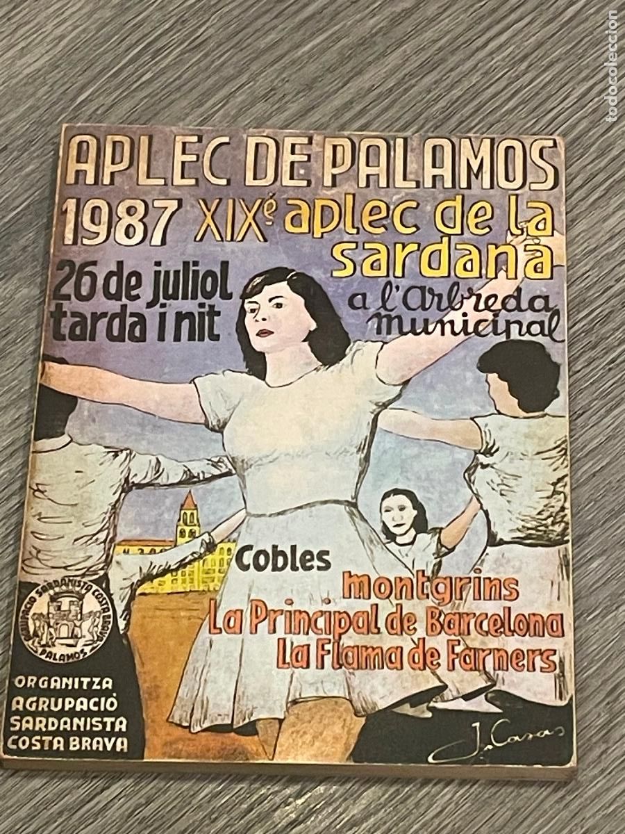 Cat&aacute;logos de m&uacute;sica: PALAMOS - PROGRAMA XIX APLEC DE LA SARDANA 1987 - Foto 1