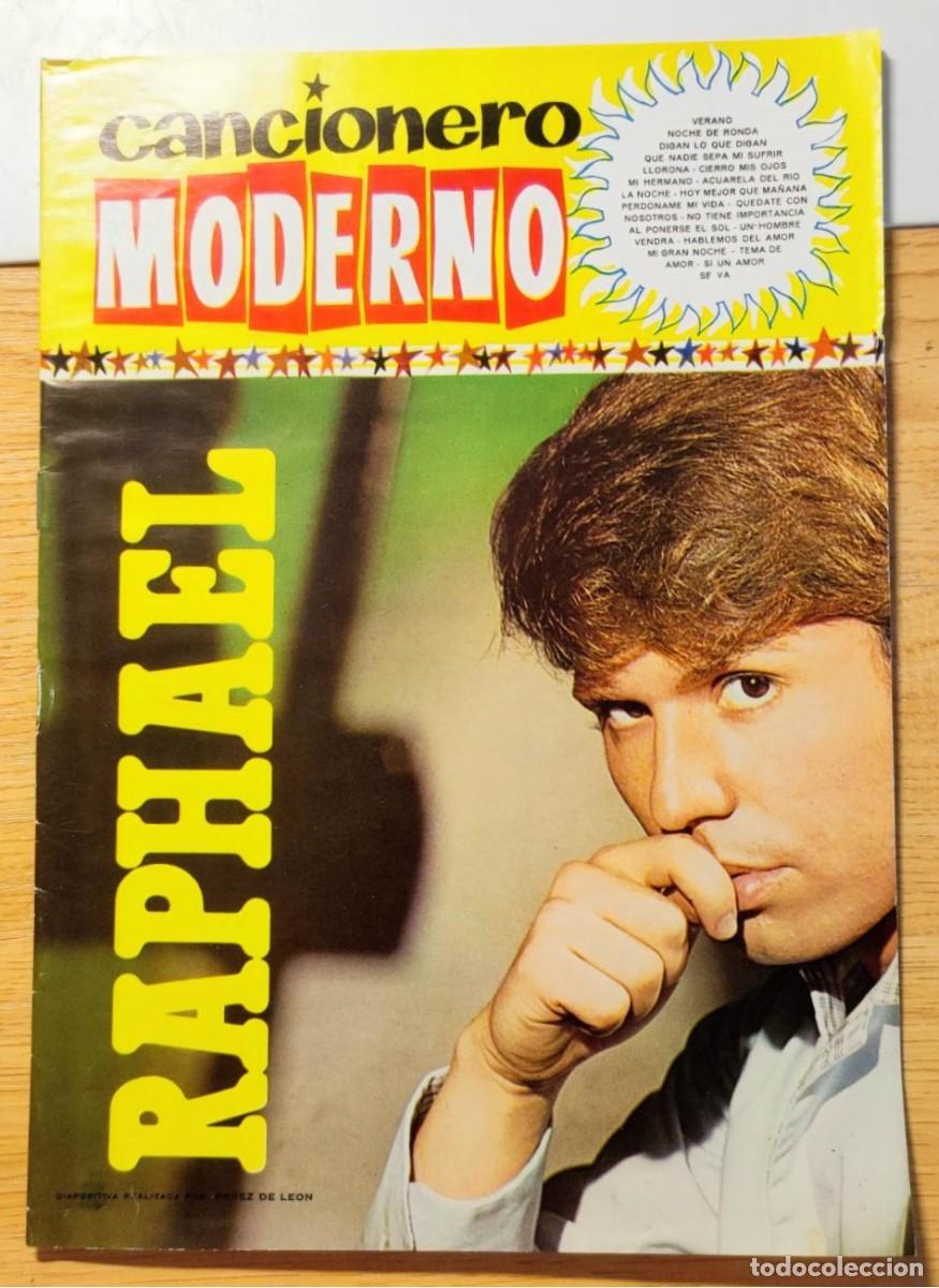 Cat&aacute;logos de m&uacute;sica: RAPHAEL. CANCIONERO MODERNO. EDICIONES ESTE, 1965 - Foto 1