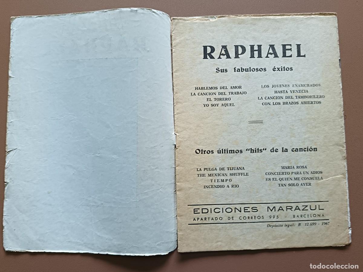 Cat&aacute;logos de m&uacute;sica: RAPHAEL - ED- MARAZUL - 1967 - Foto 2
