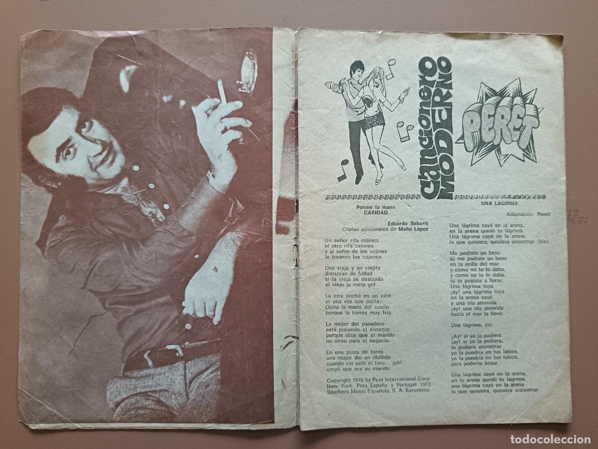 Cat&aacute;logos de m&uacute;sica: CANCIONERO MODERNO: PERET - Foto 2