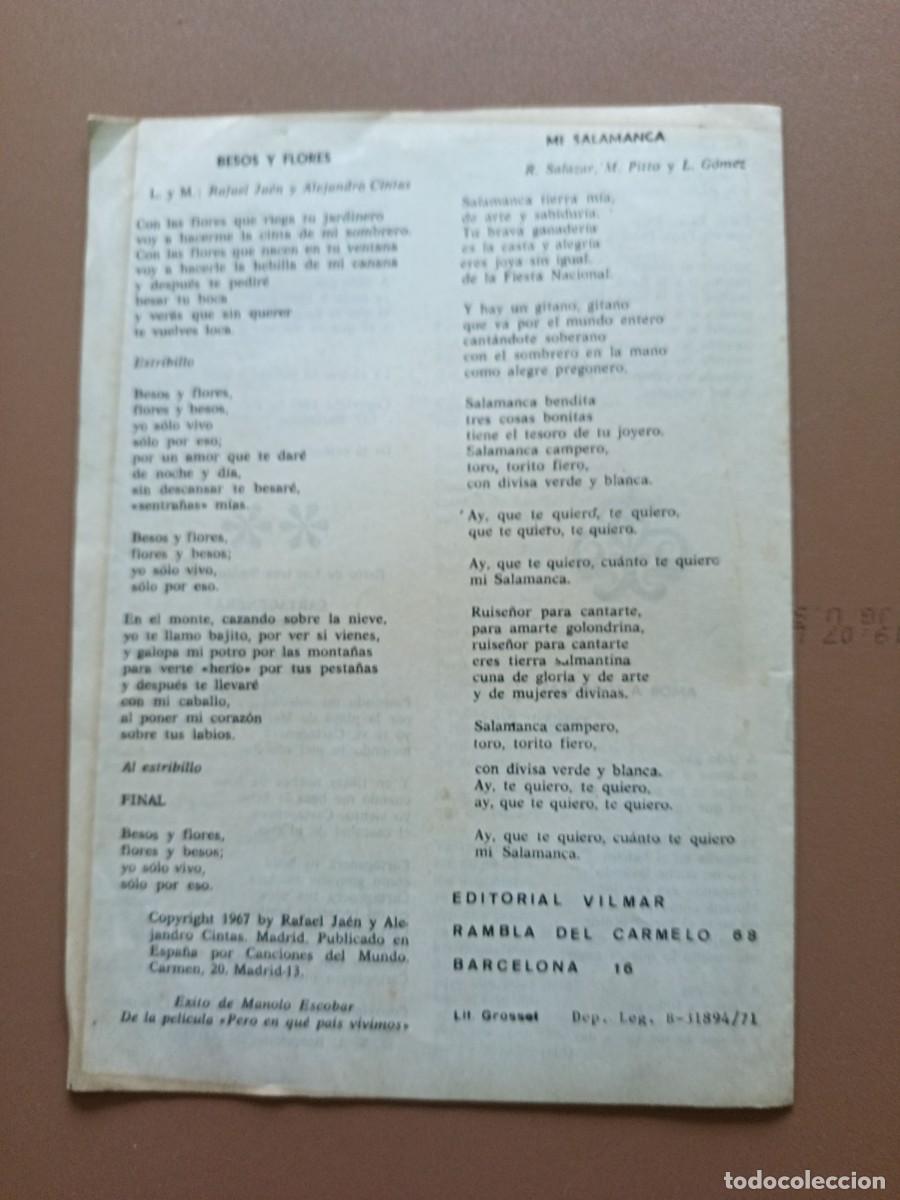 Cat&aacute;logos de m&uacute;sica: CANCIONERO TIEMPO - 1971 - Foto 8
