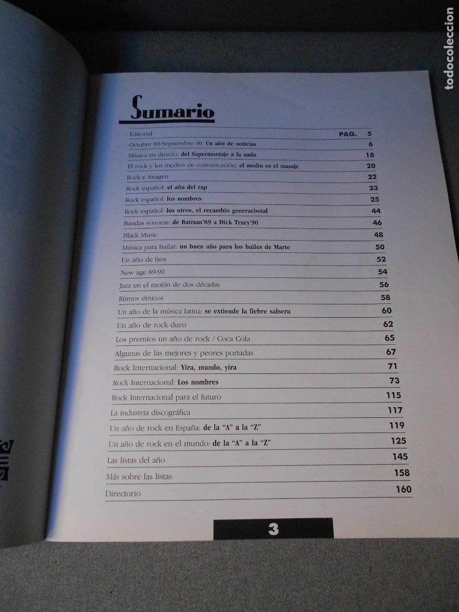 Cat&aacute;logos de m&uacute;sica: REVISTA UN A&Ntilde;O DE ROCK - Foto 2