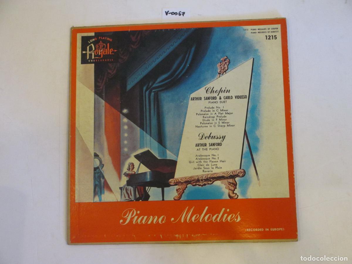 Cataloghi di Musica: CHOPIN, DEBUSSY - ARTHUR SANFORD and CARLO VIDUSSO (1951)